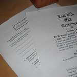 last will and testament photo